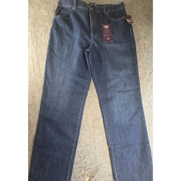 Gloria Vanderbilt Womens Amanda Jeans Sz 14 Classic Fit Tapered Stretch NWT - Picture 1 of 10